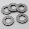 Mild steel plain washers for industrial punched fastener applications. Mild steel flat washers for industrial fastening and heavy load distribution.