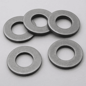Mild steel plain washers for industrial punched fastener applications. Mild steel flat washers for industrial fastening and heavy load distribution.