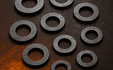 Heat-resistant high-temperature washers for industrial-grade fastener applications. Best washers manufacturer in India, high-tensile washers for industrial applications